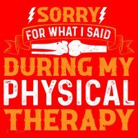 Sorry For What I Said During My Physical Therapy Knee Gift Santa Hat thumb 1