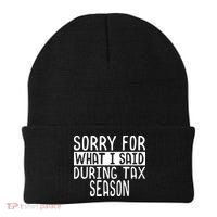 Sorry For What I Said During Tax Season Beanie thumb 0