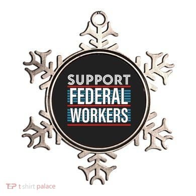 Support Federal Workers Ornament
