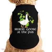 Silliest Goose At The Pub Funny St Patricks Day Doggie Tank thumb 0
