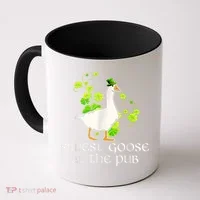 Silliest Goose At The Pub Funny St Patricks Day Coffee Mug thumb 0