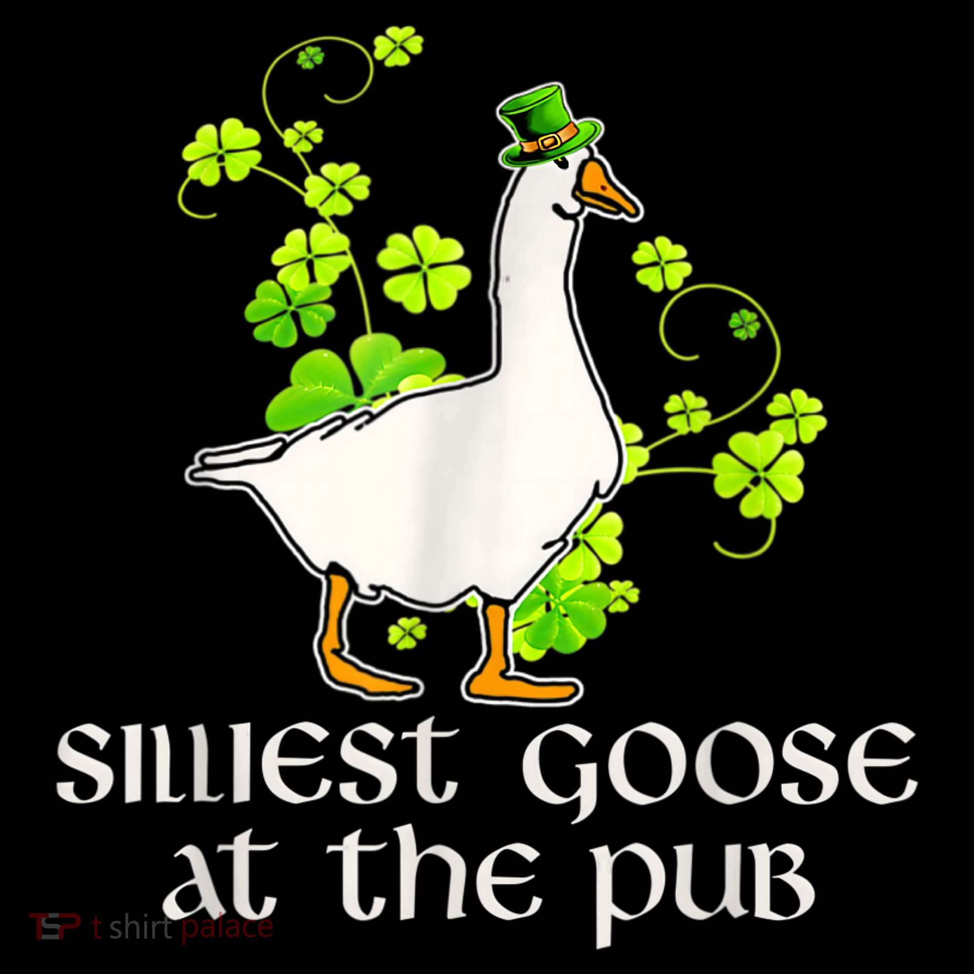 Silliest Goose At The Pub Funny St Patricks Day Women's Hoodie