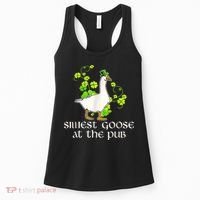 Silliest Goose At The Pub Funny St Patricks Day Women's Tank Top thumb 0