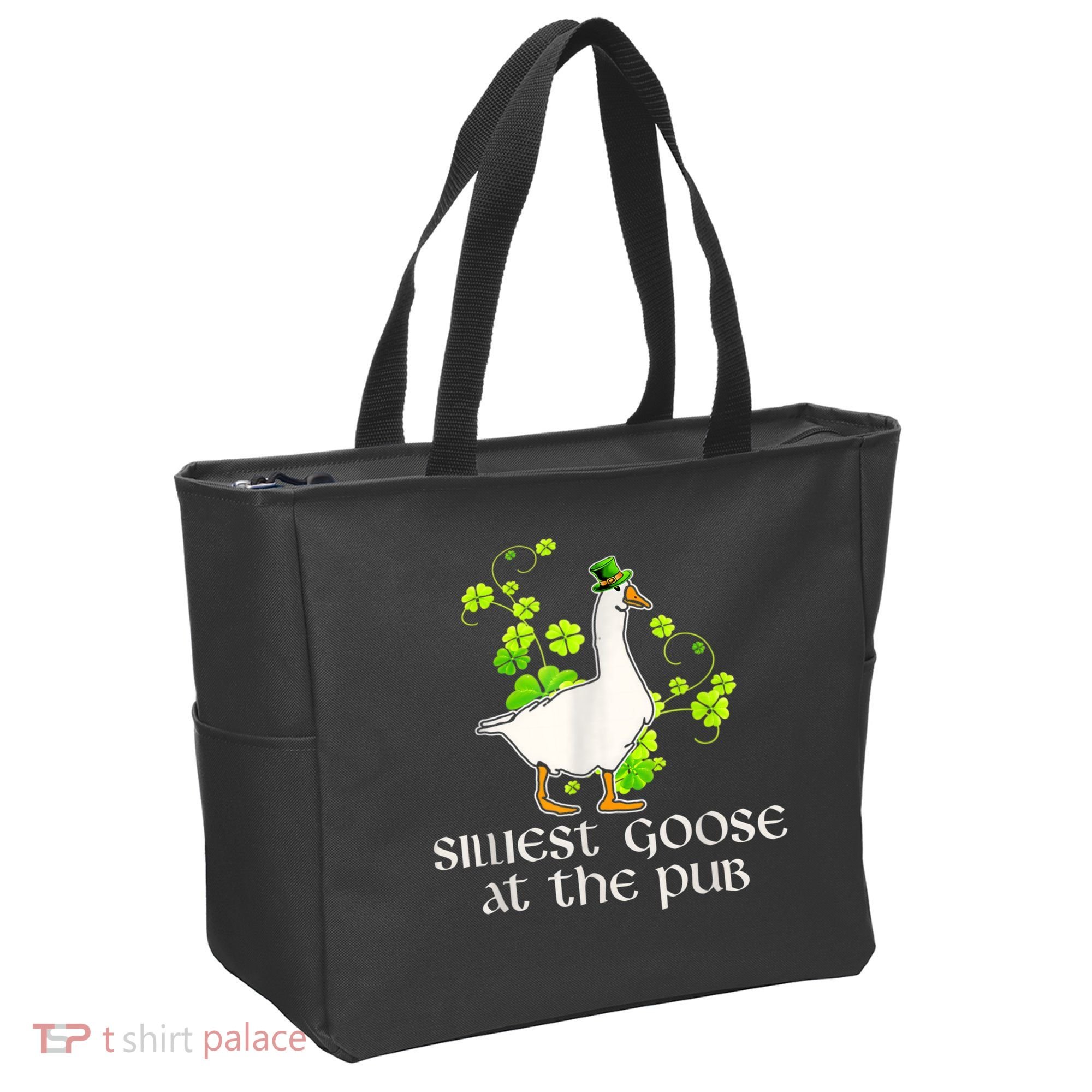 Silliest Goose At The Pub Funny St Patricks Day Tote Bag