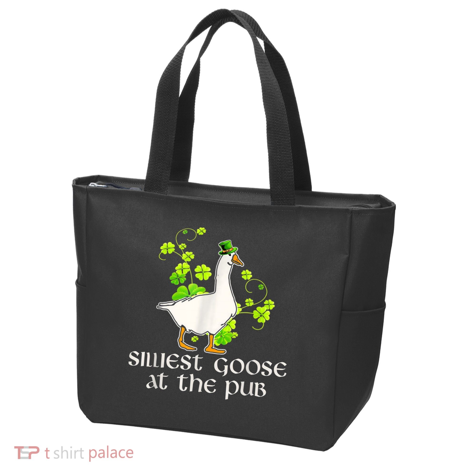 Silliest Goose At The Pub Funny St Patricks Day Tote Bag
