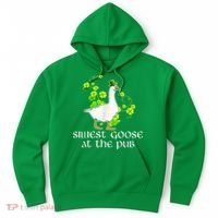 Silliest Goose At The Pub Funny St Patricks Day Hoodie thumb 0