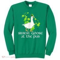 Silliest Goose At The Pub Funny St Patricks Day Sweatshirt thumb 0
