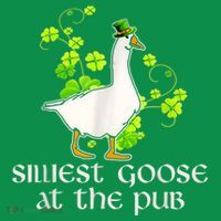 Silliest Goose At The Pub Funny St Patricks Day Sweatshirt thumb 3
