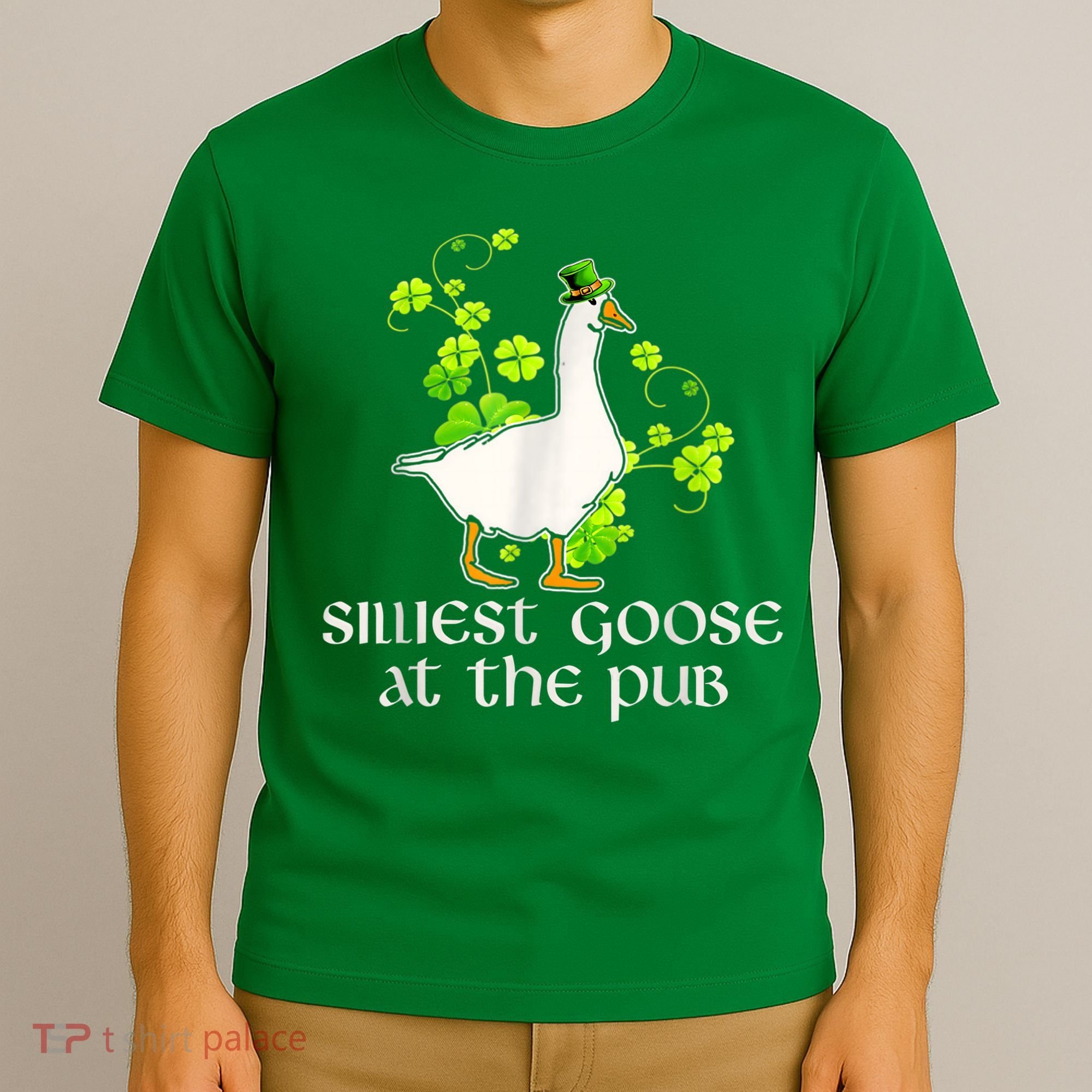 Silliest Goose At The Pub Funny St Patricks Day T-Shirt