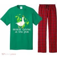 Silliest Goose At The Pub Funny St Patricks Day Pajama Set thumb 0