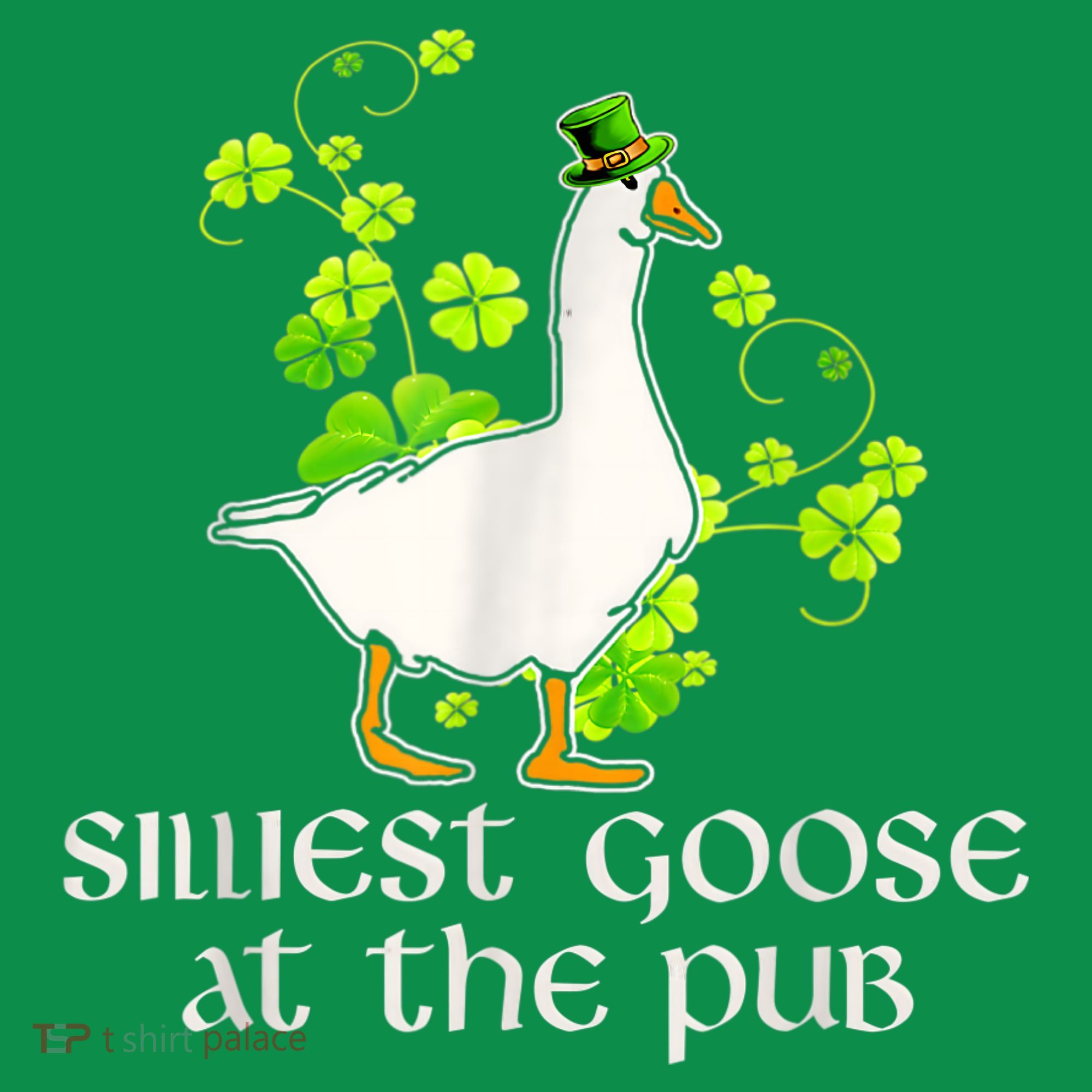 Silliest Goose At The Pub Funny St Patricks Day Mousepad