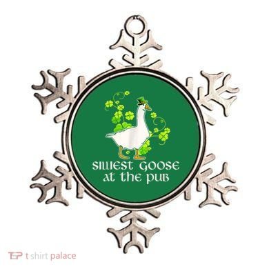 Silliest Goose At The Pub Funny St Patricks Day Ornament