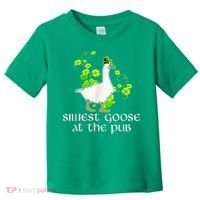 Silliest Goose At The Pub Funny St Patricks Day Toddler T-Shirt thumb 0