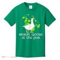 Silliest Goose At The Pub Funny St Patricks Day Kids T-Shirt thumb 0
