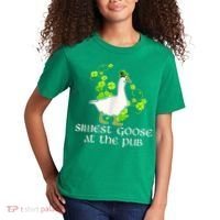 Silliest Goose At The Pub Funny St Patricks Day Kids T-Shirt thumb 2