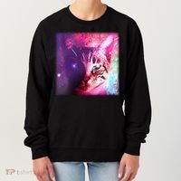 Spacy Galaxy Alien Cat Women's Sweatshirt thumb 0