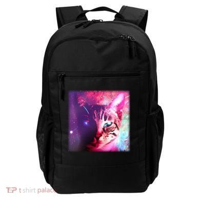Spacy Galaxy Alien Cat Backpack