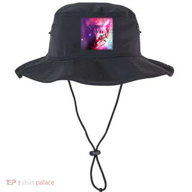 Spacy Galaxy Alien Cat Bucket Hat