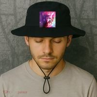 Spacy Galaxy Alien Cat Bucket Hat thumb 2