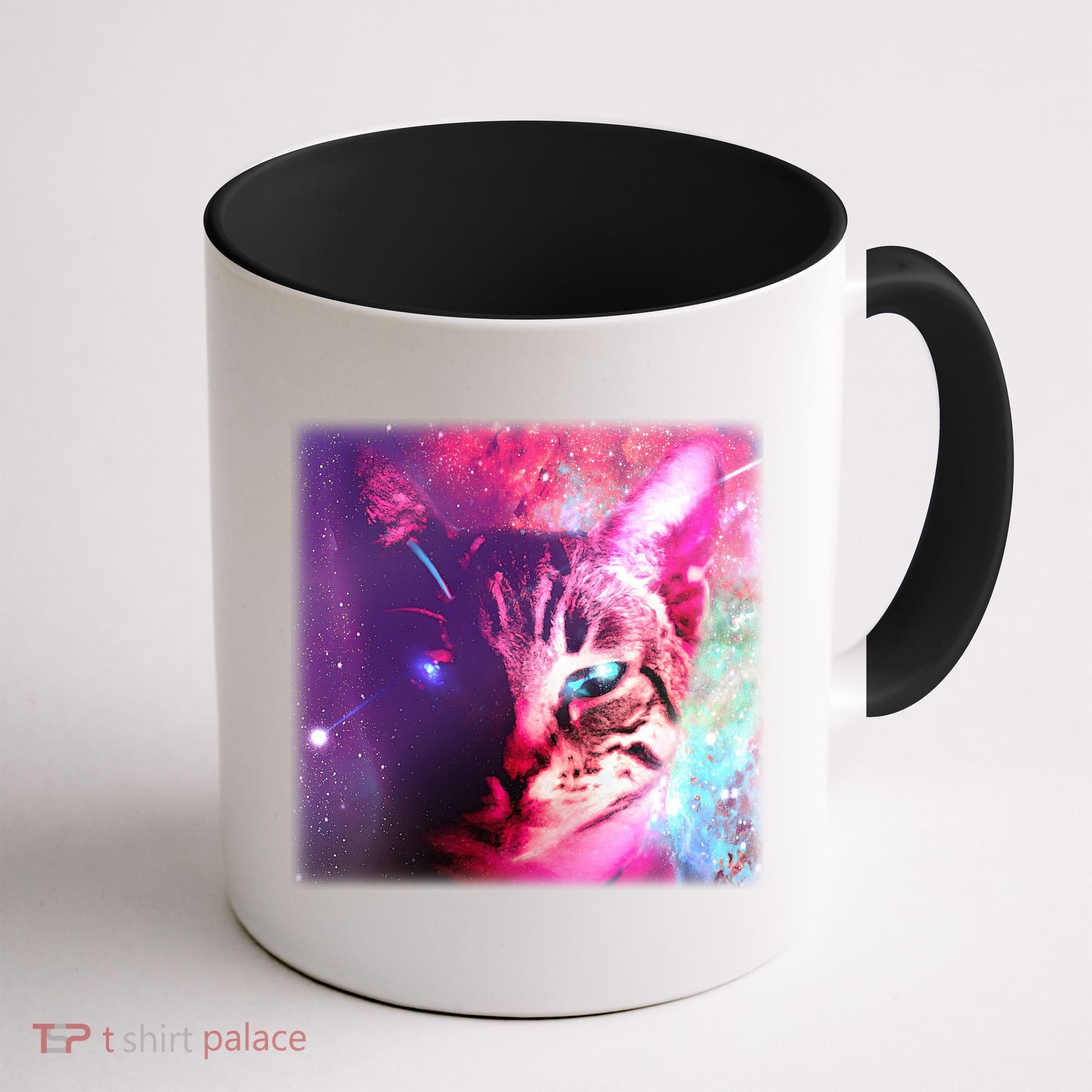 Spacy Galaxy Alien Cat Coffee Mug