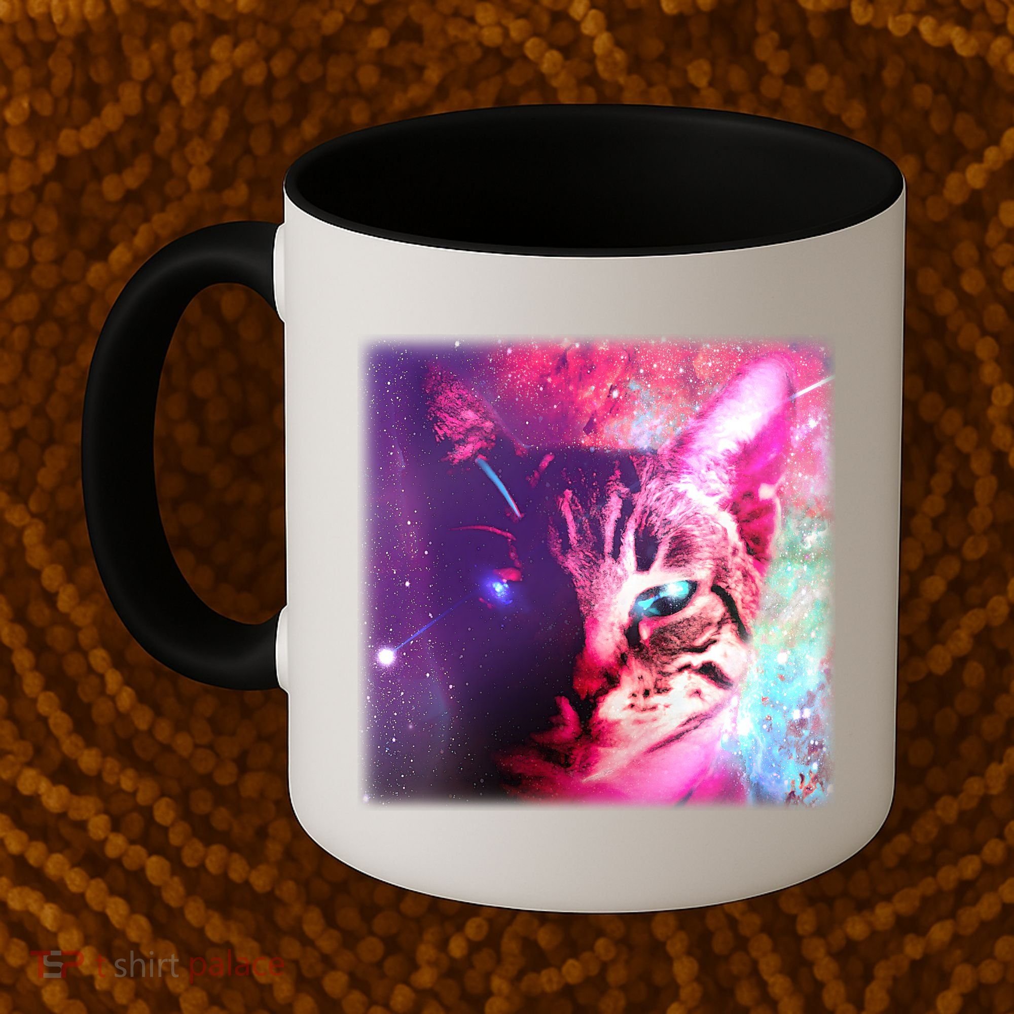 Spacy Galaxy Alien Cat Coffee Mug