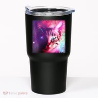 Spacy Galaxy Alien Cat Tumbler thumb 0