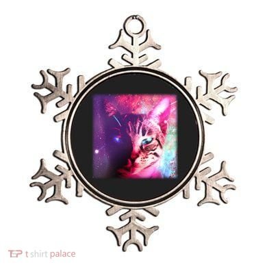 Spacy Galaxy Alien Cat Ornament
