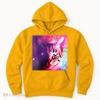 Spacy Galaxy Alien Cat Hoodie thumb 0