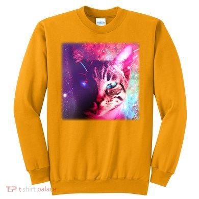 Spacy Galaxy Alien Cat Sweatshirt