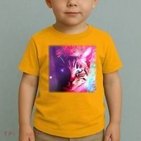 Spacy Galaxy Alien Cat Toddler T-Shirt thumb 2