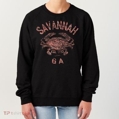 Savannah Ga Atlantic Blue Crab Women's Sweatshirt