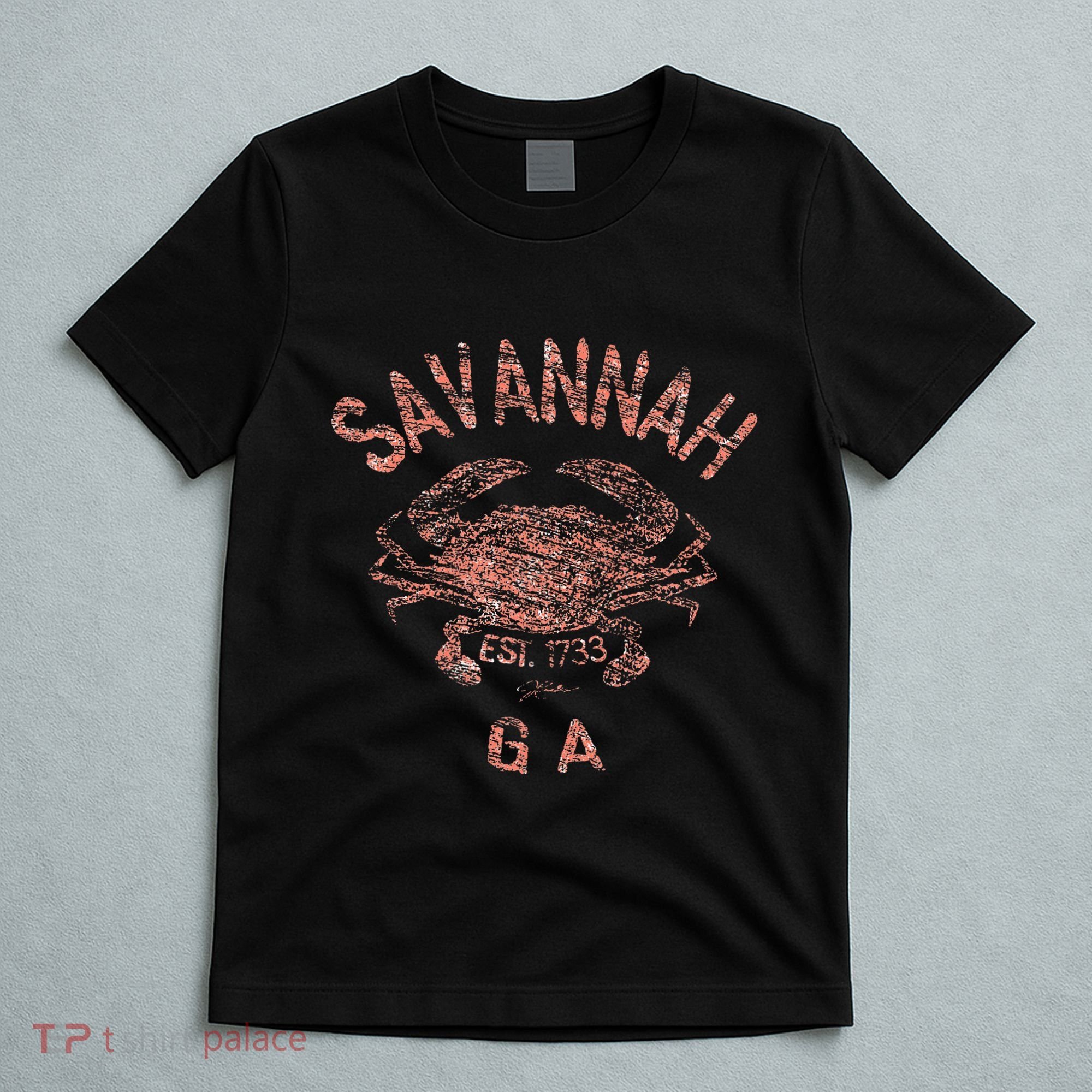 Savannah Ga Atlantic Blue Crab T-Shirt