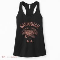 Savannah Ga Atlantic Blue Crab Women's Tank Top thumb 0