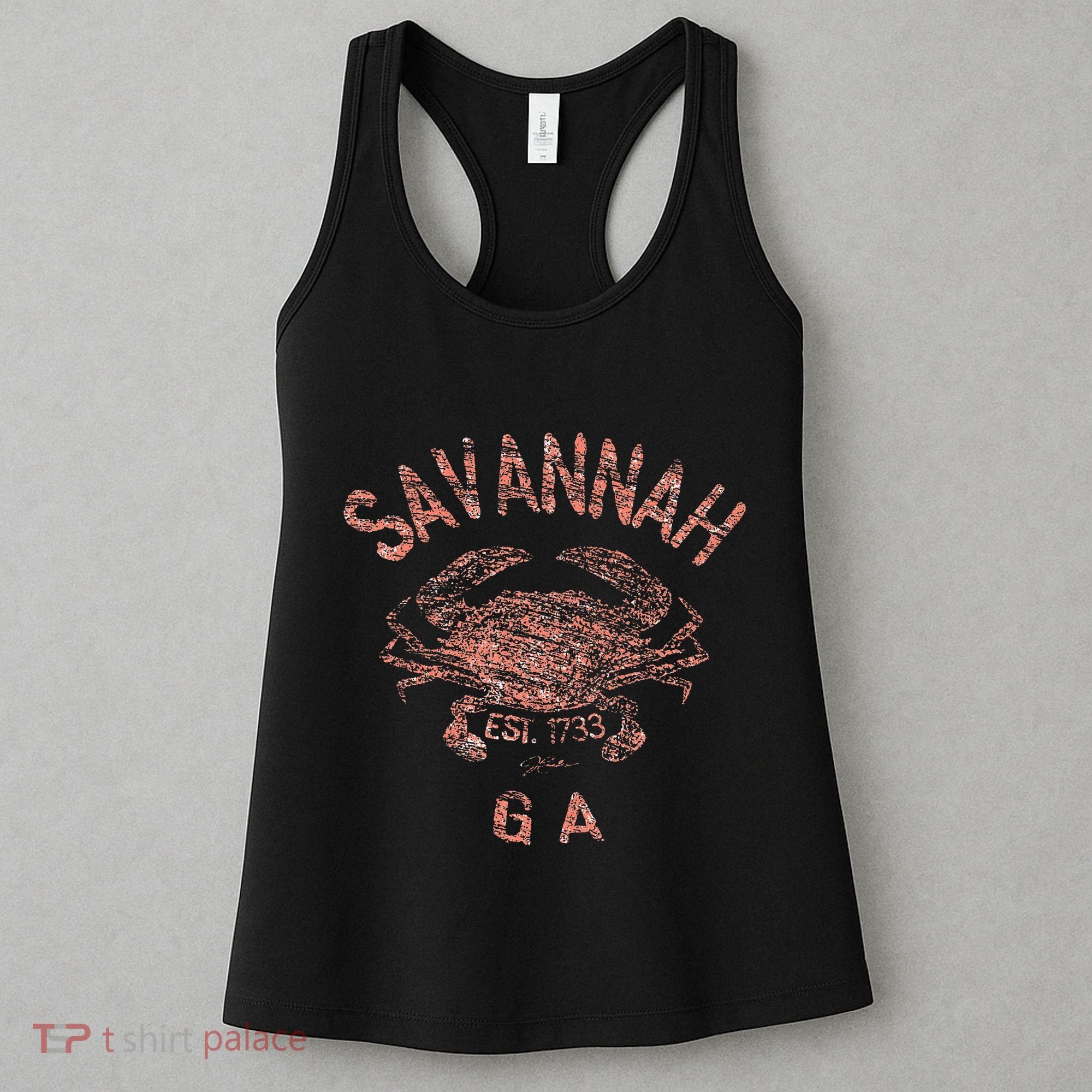 Savannah Ga Atlantic Blue Crab Women's Tank Top