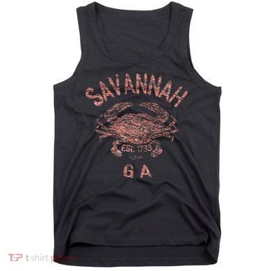 Savannah Ga Atlantic Blue Crab Tank Top