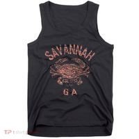 Savannah Ga Atlantic Blue Crab Tank Top thumb 0