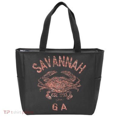 Savannah Ga Atlantic Blue Crab Tote Bag