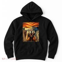 Scream Groundhog | Artistic Groundhog Day Hoodie thumb 0
