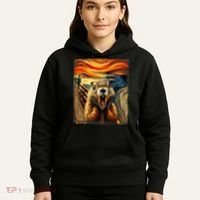 Scream Groundhog | Artistic Groundhog Day Hoodie thumb 5