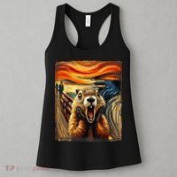 Scream Groundhog | Artistic Groundhog Day Women's Tank Top thumb 3