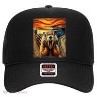 Scream Groundhog | Artistic Groundhog Day Hat thumb 0