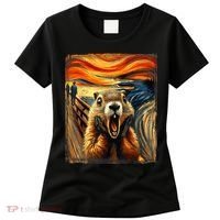 Scream Groundhog | Artistic Groundhog Day Women's T-Shirt thumb 0