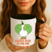 Silliest Goose At The Pub St. Patrick’s Day Coffee Mug thumb 3