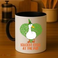 Silliest Goose At The Pub St. Patrick’s Day Coffee Mug thumb 4