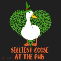 Silliest Goose At The Pub St. Patrick’s Day Beanie thumb 2
