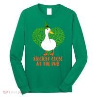 Silliest Goose At The Pub St. Patrick’s Day Long Sleeve Shirt thumb 0