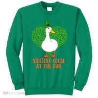 Silliest Goose At The Pub St. Patrick’s Day Sweatshirt thumb 0