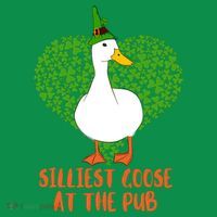 Silliest Goose At The Pub St. Patrick’s Day Ornament thumb 1