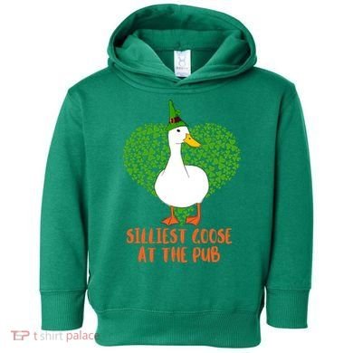 Silliest Goose At The Pub St. Patrick’s Day Toddler Hoodie