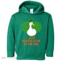 Silliest Goose At The Pub St. Patrick’s Day Toddler Hoodie thumb 0